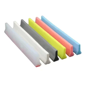 Silicone Household Rubber Shower Water Barrier Threshold Dam Retention System Floor Water Stopper Strip for Bathroom Kitchen
