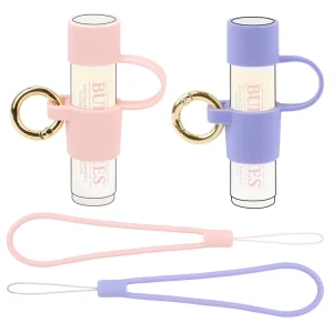 Silicone Lipstick Holder Keychain Anti Lost Protective Cover Portable Pendant New Household Rubber Product