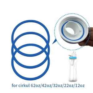 Silicone O-Ring Leak-Proof Rubber Seal Gasket Compatible with 22oz Plastic Series Water Bottle