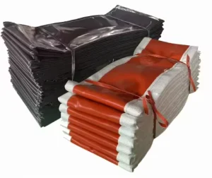 Silicone Rubber Bellow Duct Expansion Joints Red Silicon Titanium Composite E Glass Cloth Surface Welding Cutting Processing