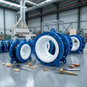 Silicone Rubber Bellows for Sanitary and Food Industry