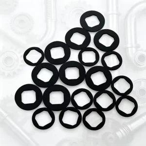 Silicone Rubber Cylinder Head Gasket EPDM Seal Ring Dust Cover 5mm Sheet Cutting Automotive High Low Temperature Resistant