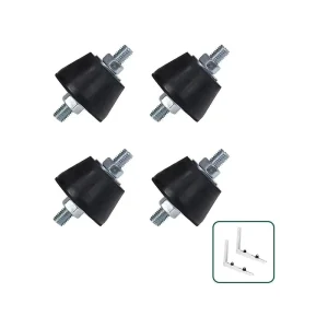 Silicone Rubber Damper Male Buffer Foot Anti Vibration Silent Block Industrial Rubber Shock Absorber Processing Moulding Cutting