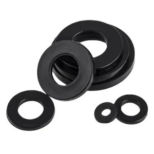 Silicone Rubber Flat PTFE Sealing Gasket Nylon Screw Washer