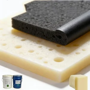 Silicone Rubber Foam Sheet High Elasticity Open Cell Silicone Foam Rubber Sheet Pad