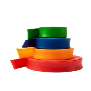 Silicone Rubber Gym Resistance Band Convenient Elastic Big Circle for Bodybuilding Customizable Logo Cutting