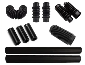 Silicone Rubber Moulded Sleeve Elastic Telescopic Protective Cover Custom Special-Shaped High Temperature Resistant Dustproof