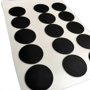 Silicone Rubber Pads Anti-Slip Wear-Resistant Self-Adhesive Circular Furniture Foot Pads