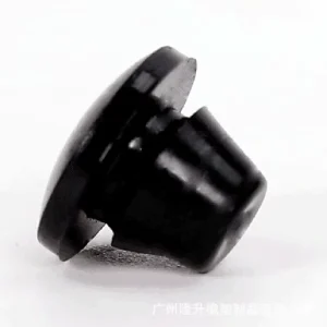 Silicone Rubber Plug Solid T hole Conical Groove Buckle Circular Seal Cover Cutting Flame Retardant Protective Power Cord