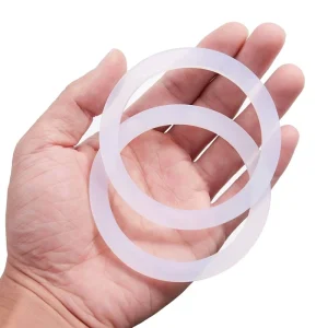 Silicone Rubber Sealing Gaskets Washers Transparent Customizable For Commercial Kitchen Medical Equipment