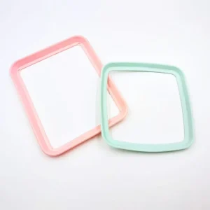 Silicone Rubber Square Seal Gasket Ring for Plastic Jars, Cans, and Containers