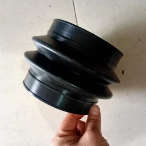 Silicone Rubber Telescopic Bellows Tube Dustproof Protective Cover Oil Resistant