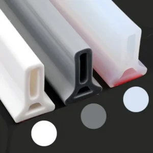 Silicone Seal Strip for Glass Doors Weatherproof Bathroom and Kitchen Use
