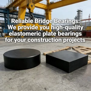 Silicone Seismic Plate Rubber Bearing for Highway Bridges