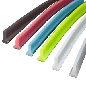 Silicone Shower Threshold Water Retaining Strip, Door Bottom Flood Barrier Seal