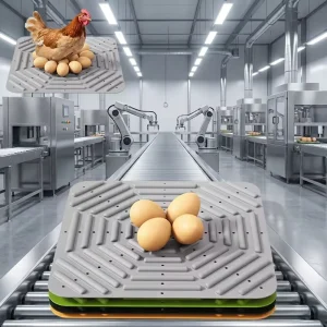 Silicone Square Egg Protection Mat Washable Thickened Non-Slip Chicken Nesting Pad Reusable Egg Holder