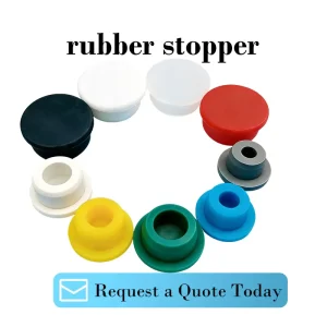 Silicone Stopper Anti Vibration for Industrial Panel Hole Fastener Sealing