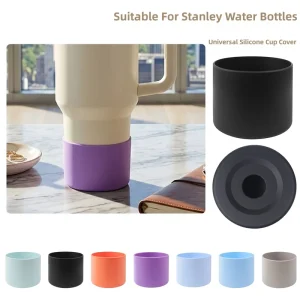 Silicone Thickened Bottom Protective Sleeve Accessory for 40 oz and 30 oz Insulated Mugs. Protective Base Sleeve for Quencher