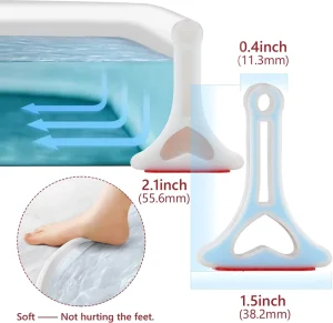 Silicone Water Stopper Shower Threshold Dam Barrier Rubber Water Retaining Strip Self adhesive Water Strip for Bathroom Kitchen