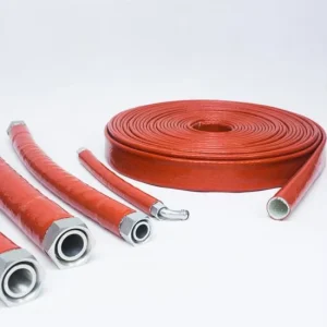 Silicone fiberglass braided Hose Guard High Working Temperature Fire Sleeves hydraulic hose protector
