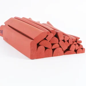 Silicone foam semi-round D-type silicone foam sealing strip high temperature resistant baking oven mechanical dustproof