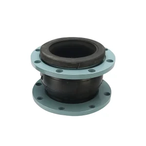 Single Sphere Rubber Bellows Expansion Joint With SS304 SS316 Flange