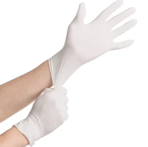 Single Use Natural Latex High Elasticity Medical Sterile Surgical Gloves