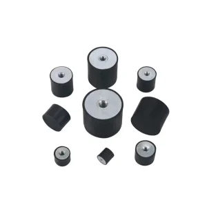 Single head Internal Thread Rubber Mount DE Type Shock Absorbing Pad for General Machinery