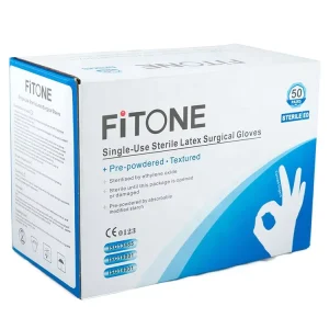 Single use Latex Rubber Sterile Medical Surgical Gloves