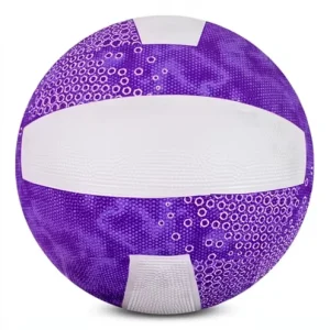 Size 5 Rubber Netball Ball Durable Enhanced Grip Stylish Design for All Ages & Skill Levels Outdoor Games & Beach Use