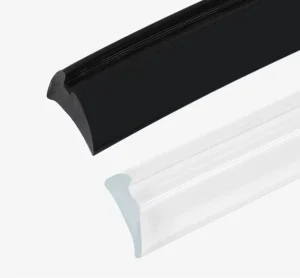 Sliding Window Glass Seal PVC Transparent Pressure Crescent Rubber Strip Aluminum Alloy Door Sealing Strip