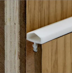 Slot-Type TPE PVC Rubber Gasket Seal Strip for Wooden Doors