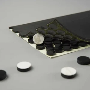 Small Clear Round Self-Adhesive Rubber Feet Pads for Chairs