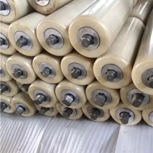 Small Coefficient Of Resistance Impact Roller Conveyor Roller With Carbon Steel Nylon PVC Sleeve New