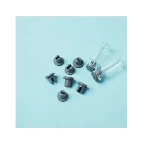 Small Grey 13mm 20mm Injection Butyl Rubber Stopper Economical Medical Rubber Product