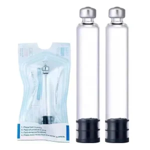 Small Molded Sterile Clear Glass Vial with Aluminum Lid and Rubber Stopper Durable for Skin Care Packaging