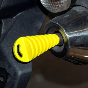 Small Size 68mm*38mm Universal Off-road Motocross Motorcycle Rear Exhaust Muffler Pipe Rubber Stopper Plug Cap Waterproof