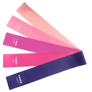 Small Stretching Training Resistance Loop Mini Sets of 5 Pcs Pack Yoga Exercise Rubber Bands Fitness