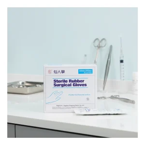 Smooth Sterile Rubber Surgical Gloves Medical Ambidextrous Latex Gloves for Surgical Operation