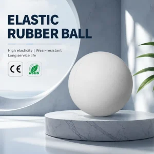 Soft Elastic Rubber Ball Durable Rubber Sphere Wear Resistant EPDM Rubber Ball For Hydraulic Sealing Applications