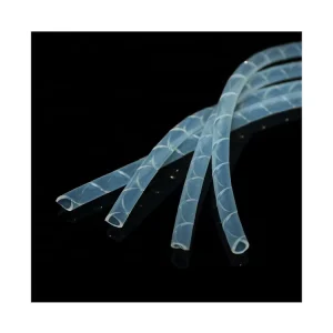 Soft Flexible Wear Resistance Anti aging Spiral Wrapping Band Protective Sleeve Silicone Cable Wrap Rubber Silicone Tube