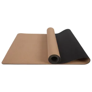 Soft Natural Cork & Rubber Yoga Mat for Yoga & Pilates Exercise 183x61cm