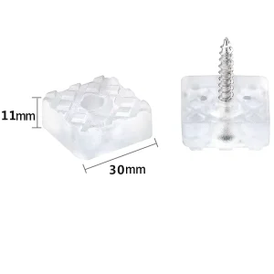 Soft Silicone Transparent Non-Slip Wear-Resistant Furniture Foot Pad for Dining Table Sofa Chair Stool