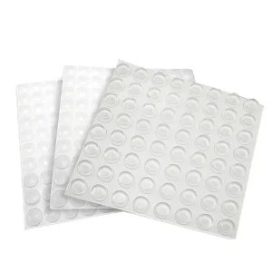 Soft Transparent Rounded Anti Slip Self Adhesive Silicone Rubber Feet Pads