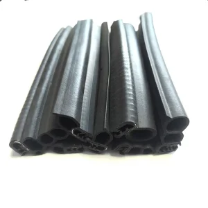 Soft and Hard Composite Car Door Window Rubber and Steel Seal EPDM Black Profile Customizable Size Welding & Cutting Services