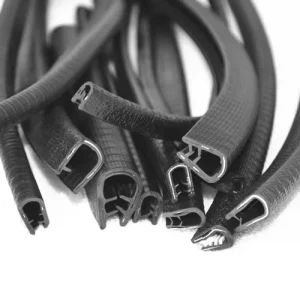 Solid Extruded Silicone Rubber U-Channel Sealing Strip for Doors and Windows, Food Level, Temperature Resistant