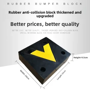 Solid Rubber Bumper Block Truck Dock Fender Unloading Stopper Reversing Buffer