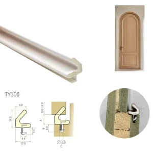 Solid Rubber Window Seal Strip Windproof Decorative Weatherstrip For Doors and Windows