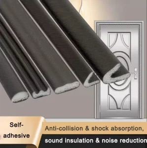 Soundproof Rubber Foam Weather Strip Waterproof Door Seal for Interior Doors Acoustic Sealing Gasket Factory Price