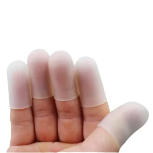 Source Factory Custom Silicone Rubber Finger Tips Protector Cover Sleeve